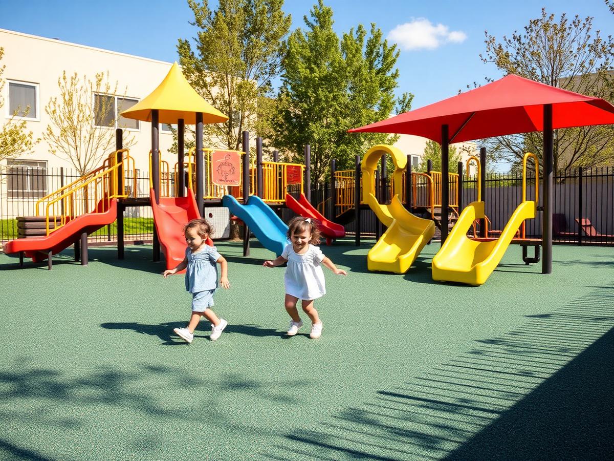 Outdoor Play at Bright Happy Child Care