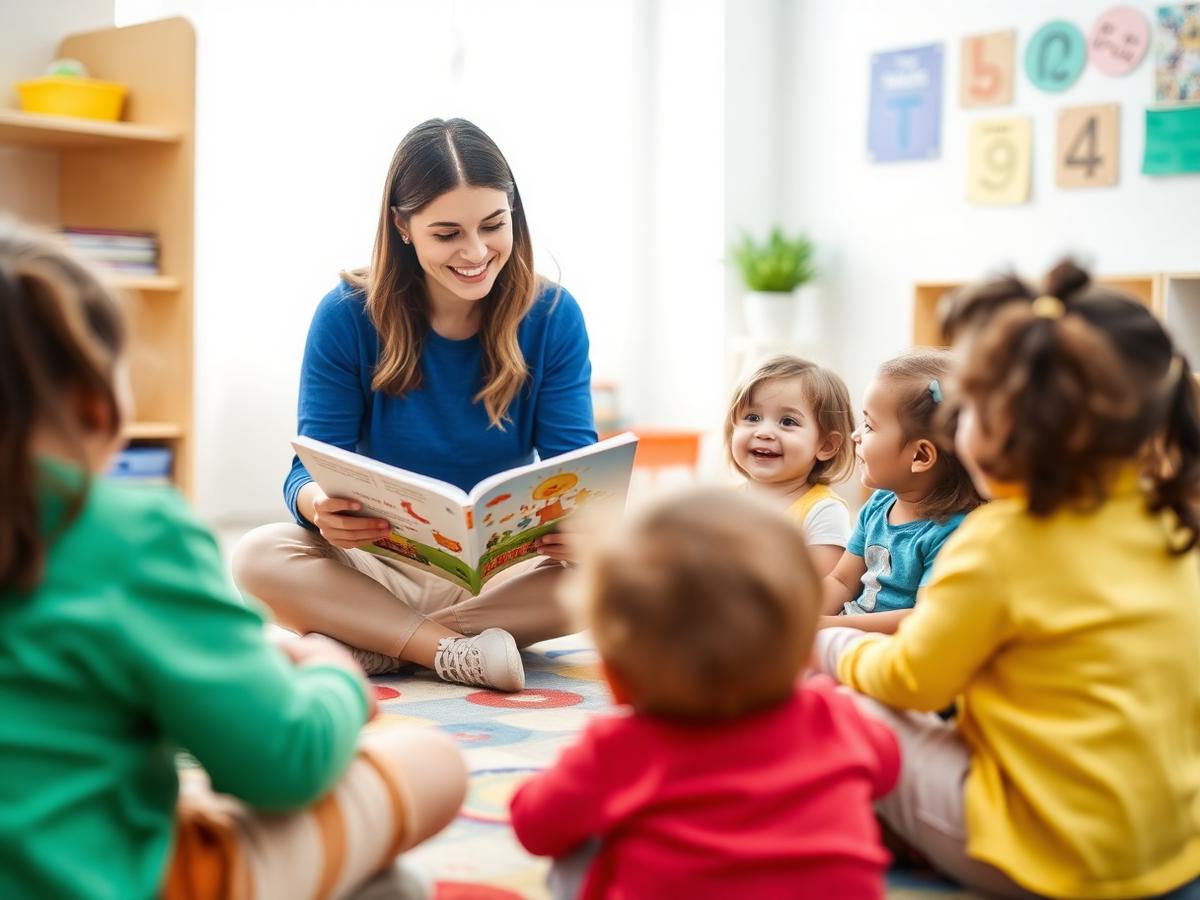 Learning Time at Bright Happy Child Care